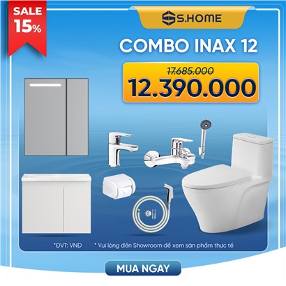 Combo Thiết Bị Phòng Tắm có tủ lavabo